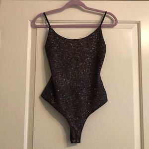 Glitter body suit